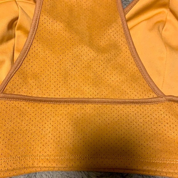 NWOT Faux Suede Fashion Top🤎 - Picture 8 of 9